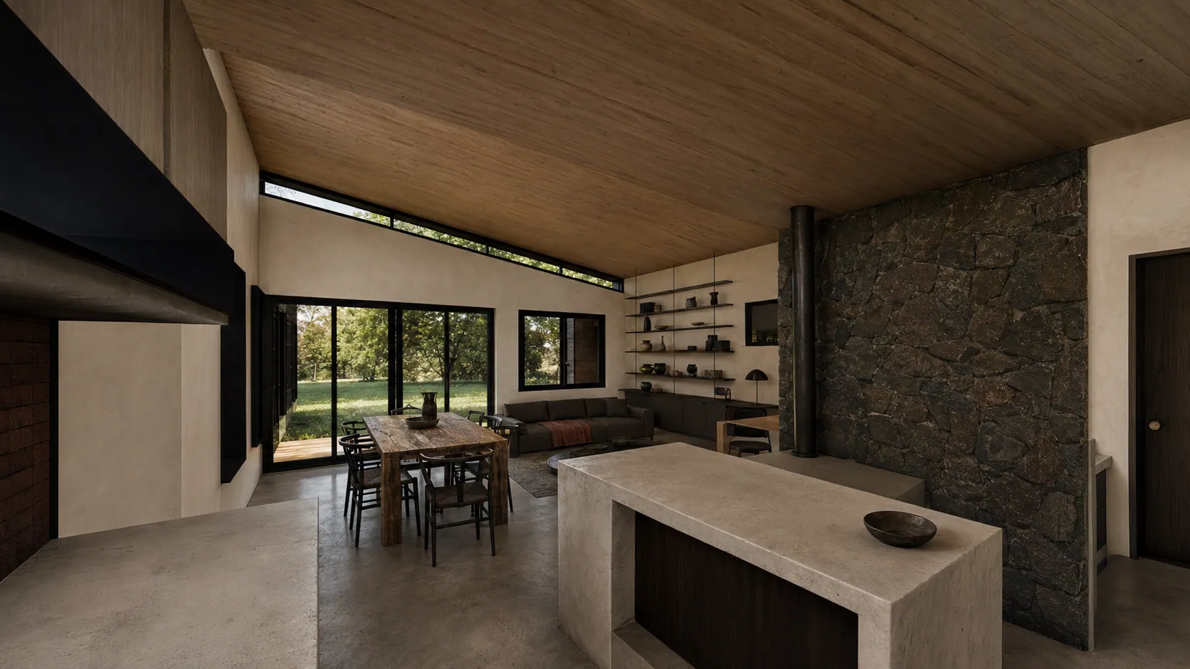 Cocina y espacio común de CASA AL
