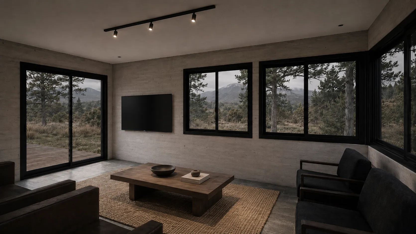 Espacio interior y vistas al paisaje de CASA BV