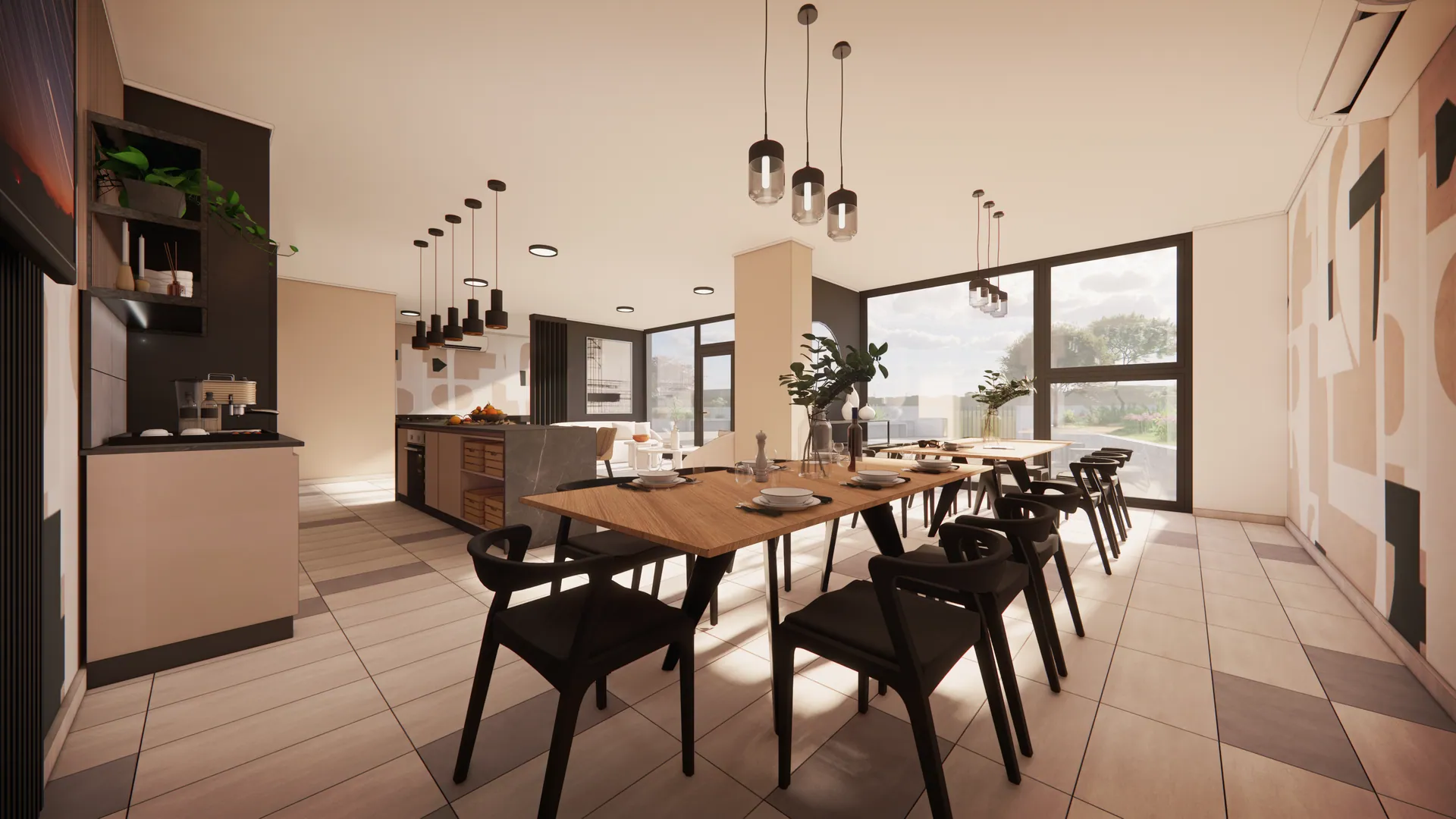Sala multiuso y cocina comunitaria